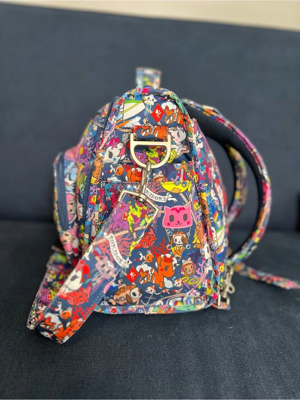 JuJuBe X Tokidoki Sea Punk BFF Diaper Backpack Book Bag - Excellent Condition